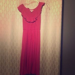 New York & Company Pink A-line dress